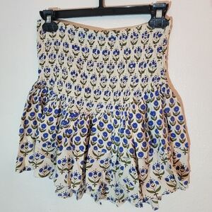 Misa Los Angeles Floral Mini Skirt